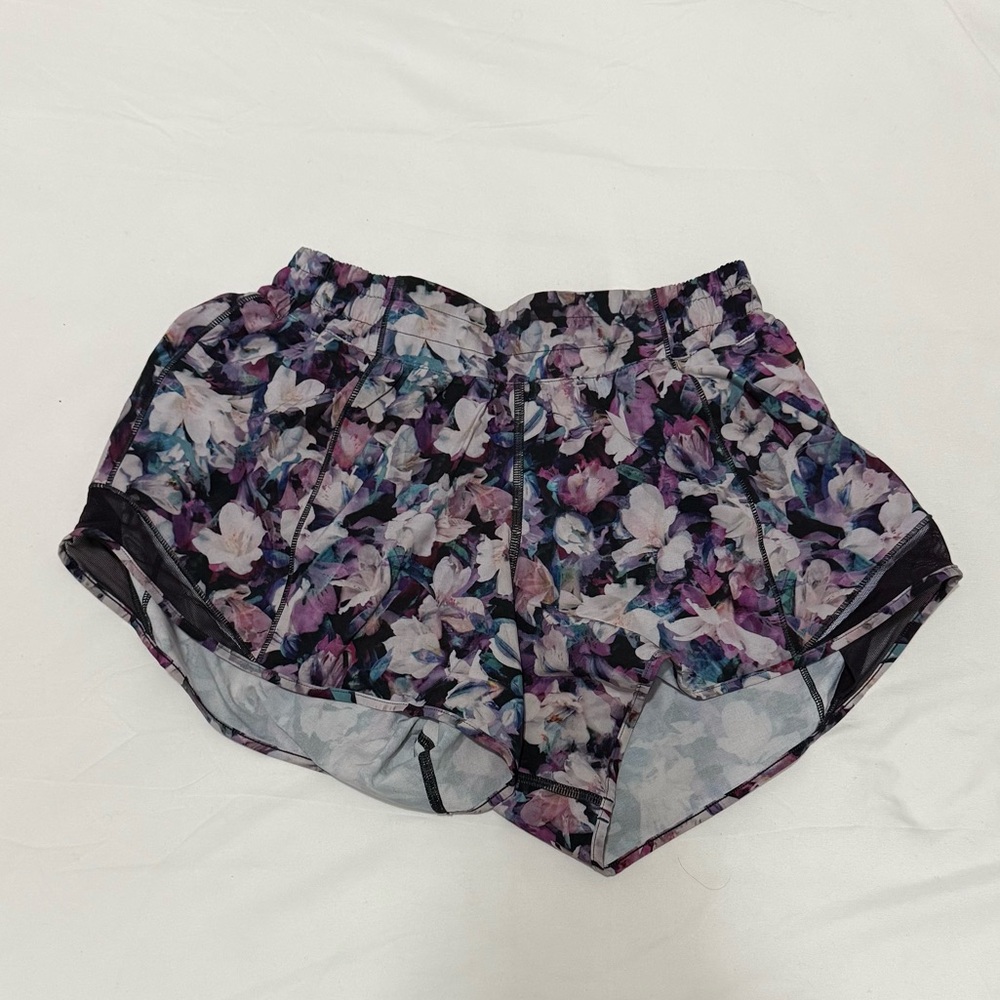 lululemon athletica Floral Hotty Hot Shorts